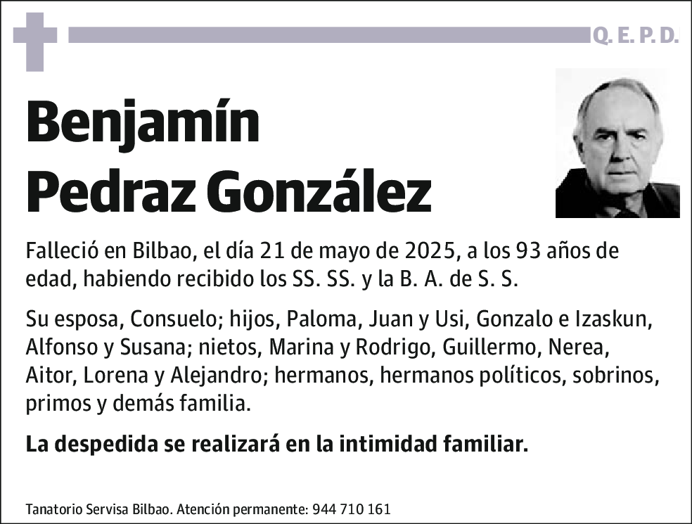 Benjamín Pedraz González