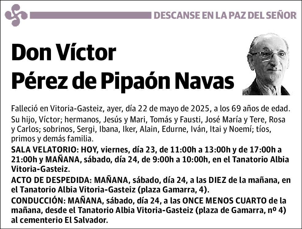 Víctor Pérez de Pipaón Navas