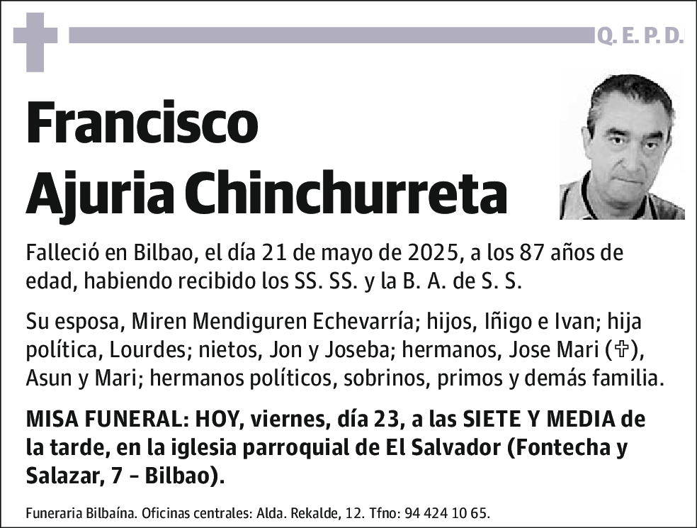 Francisco Ajuria Chinchurreta