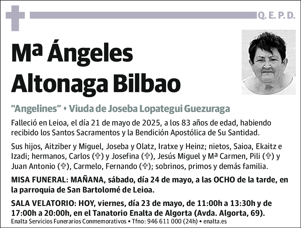 María Ángeles Altonaga Bilbao