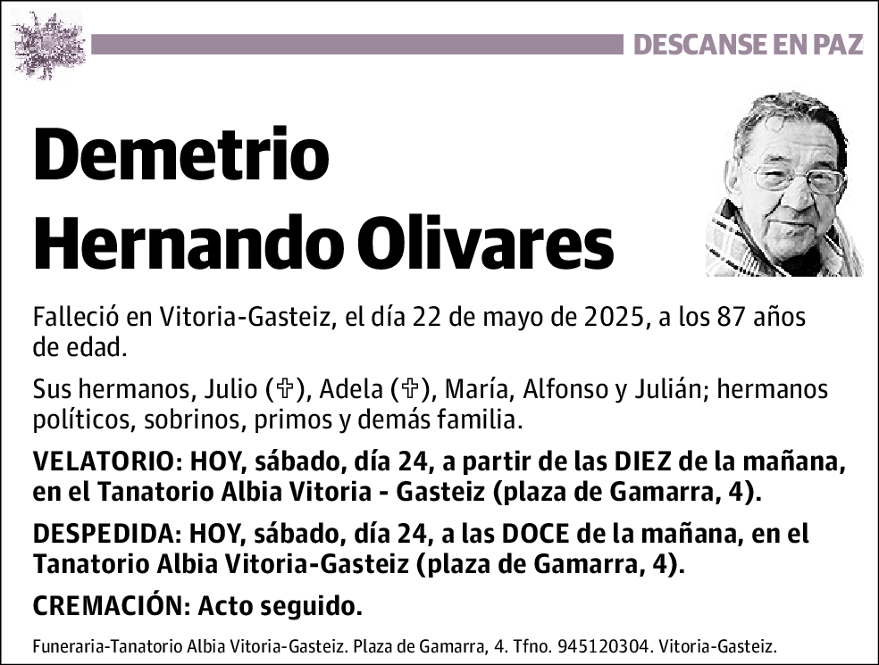 Demetrio Hernando Olivares
