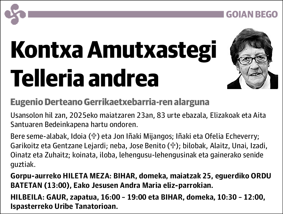 Kontxa Amutxastegi Telleria