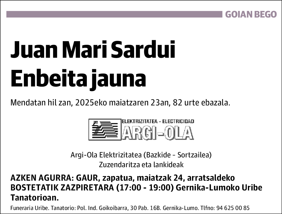Jesus Mari Sardui Enbeita