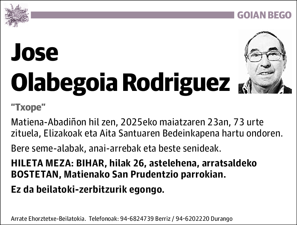 Jose Olabegoia Rodríguez