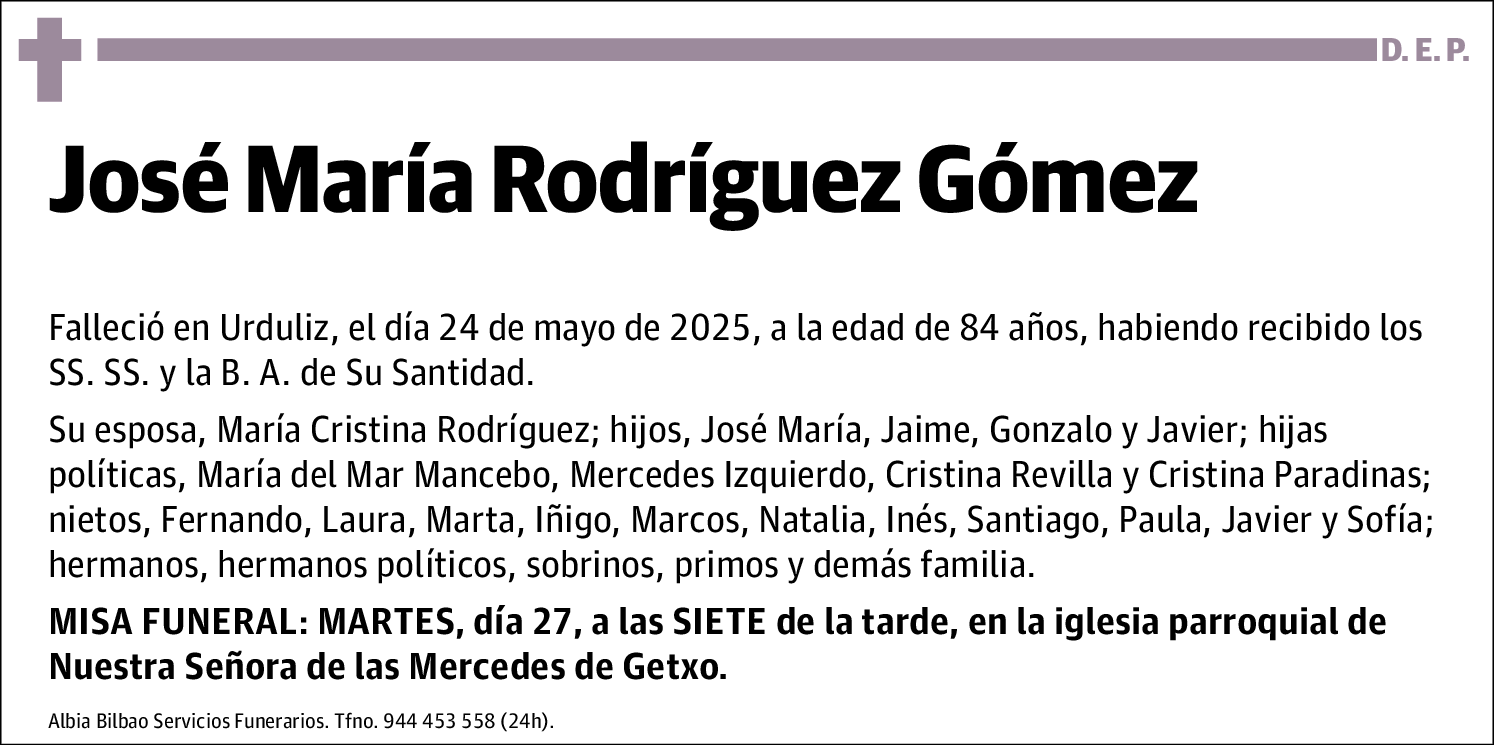 José María Rodríguez Gómez