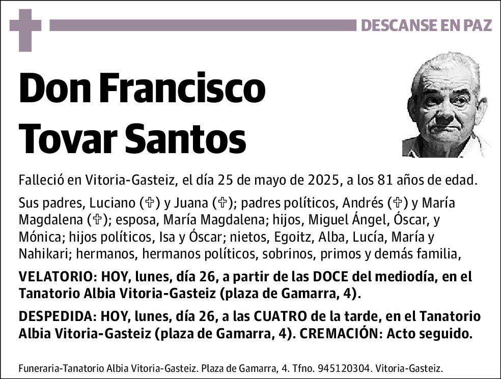 Francisco Tovar Santos