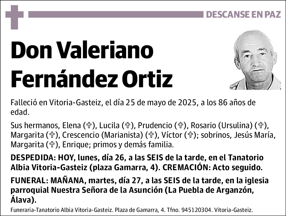 Valeriano Fernández Ortiz