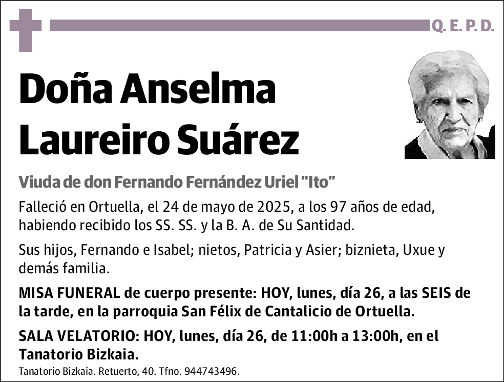 Anselma Laureiro Suárez