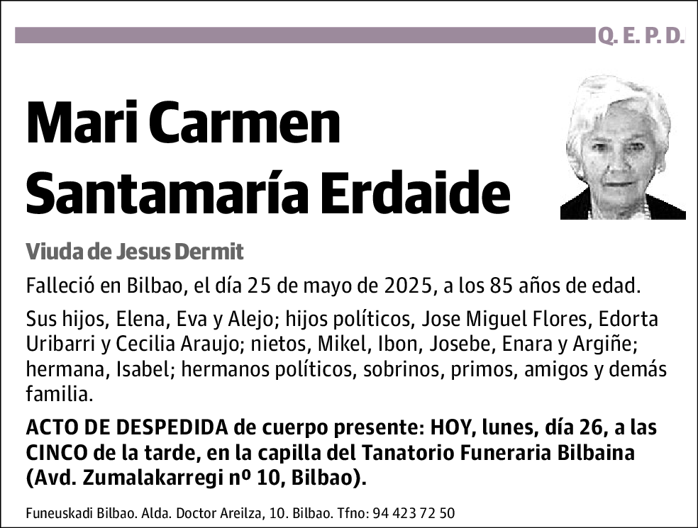 Mari Carmen Santamaría Erdaide