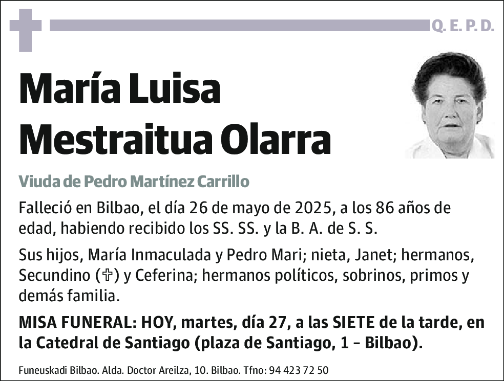 María Luisa Mestraitua Olarra