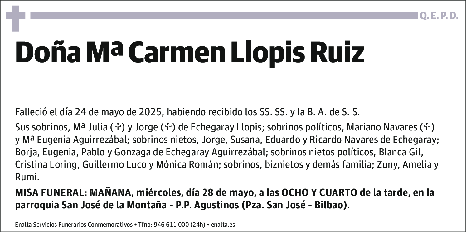 María Carmen Llopis Ruiz