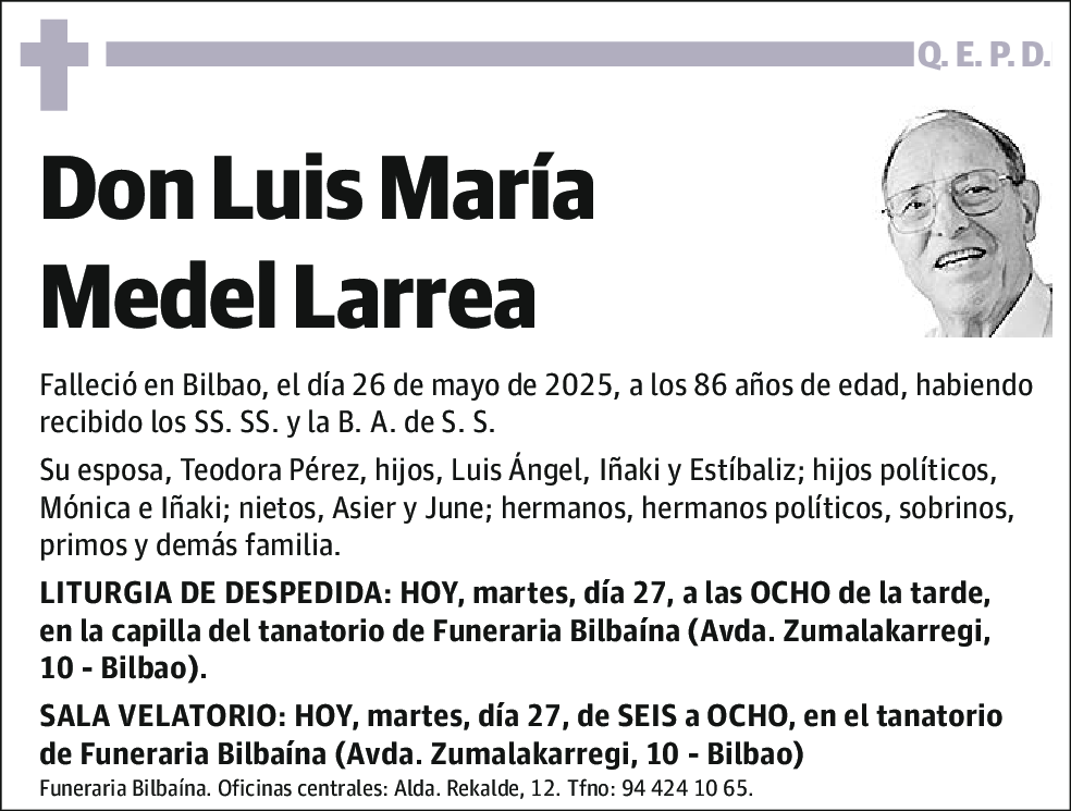Luis María Medel Larrea