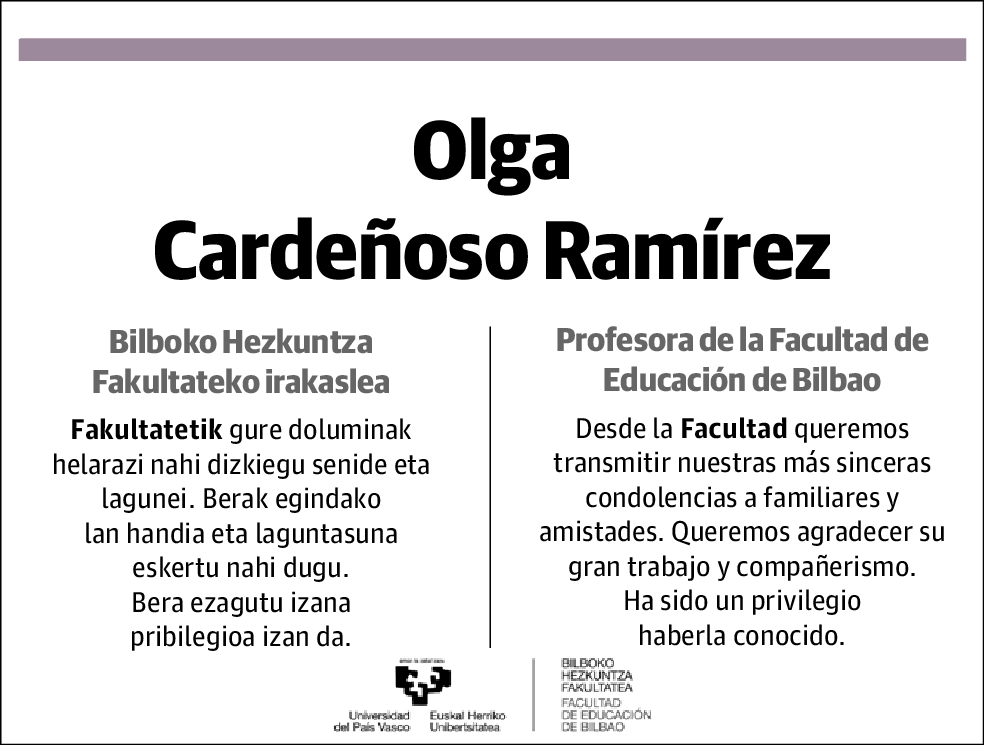 Olga Cardeñoso Ramírez