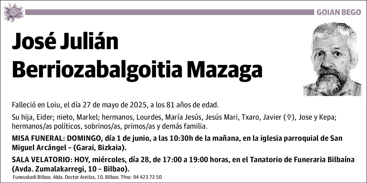 José Julián Berriozabalgoitia Mazaga