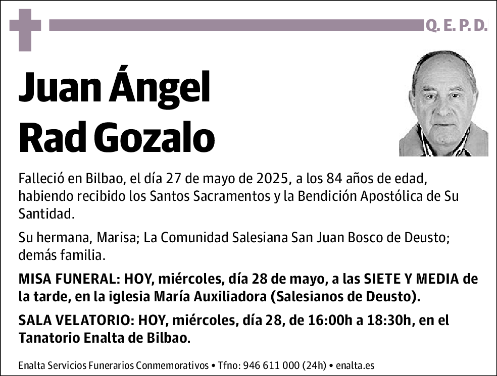 Juan Ángel Rad Gozalo