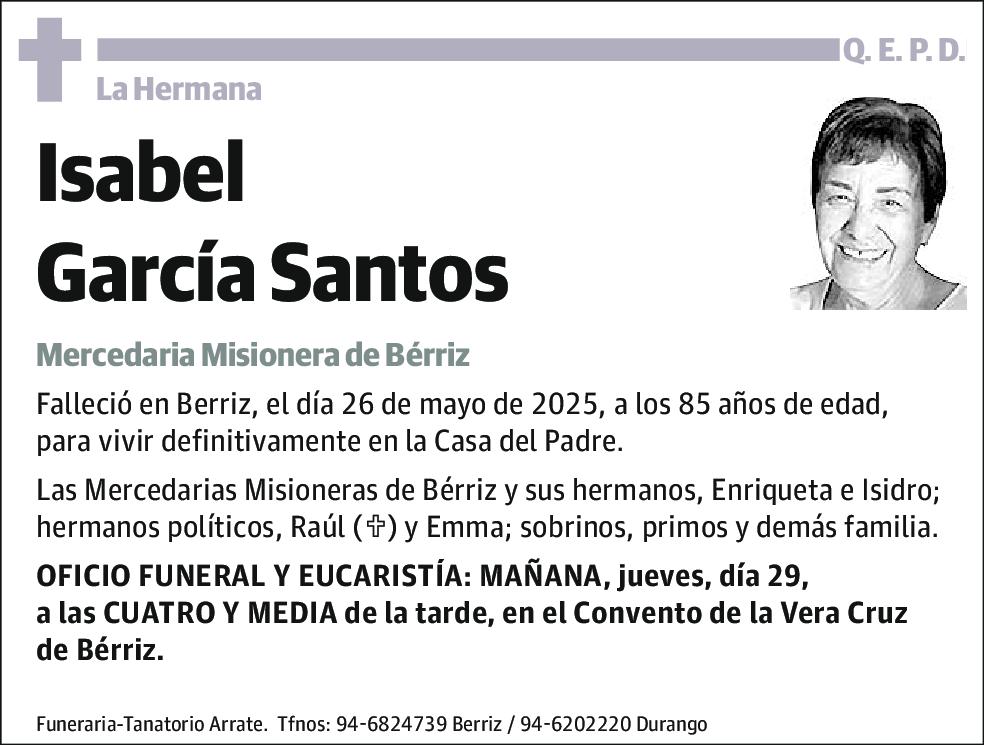 Isabel García Santos