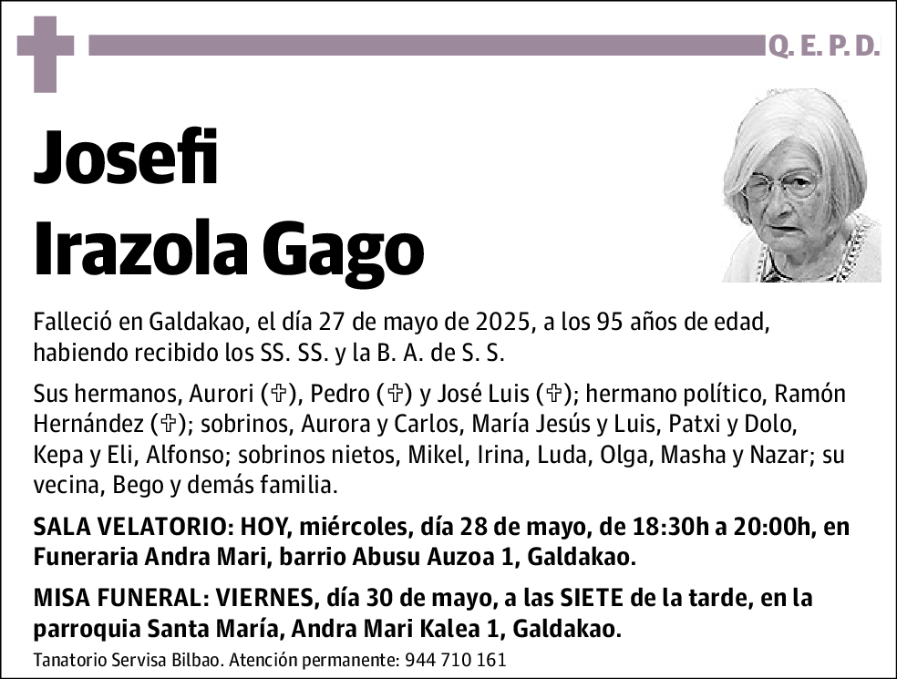 Josefi Irazola Gago