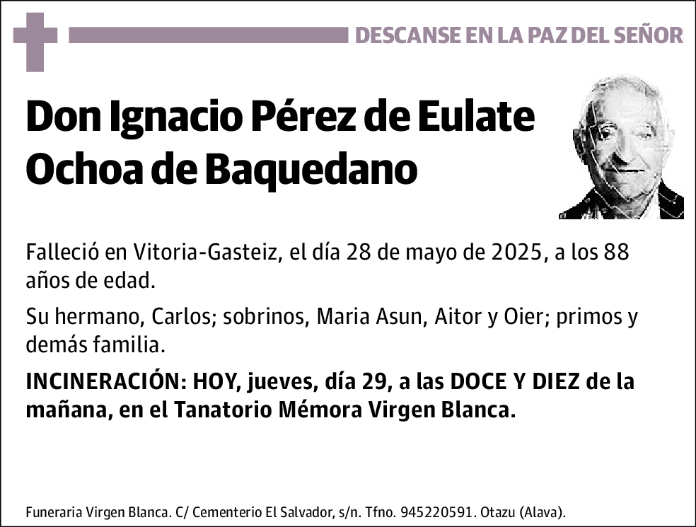 Ignacio Pérez de Eulate Ochoa de Baquedando