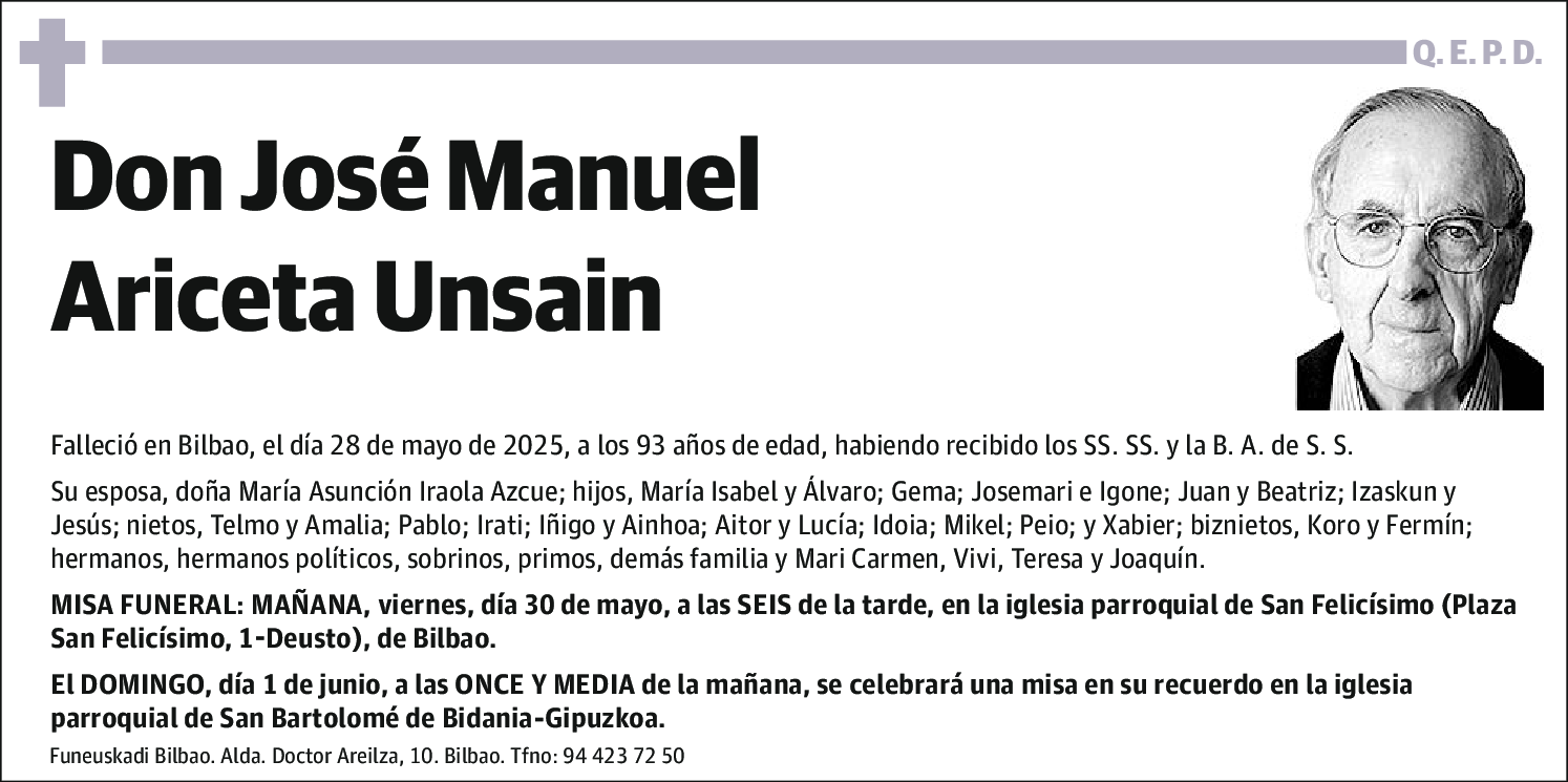 José Manuel Ariceta Unsain