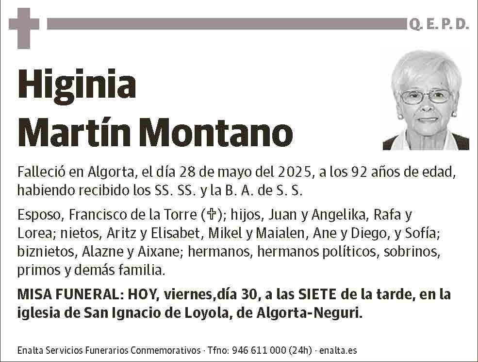Higinia Martín Montano