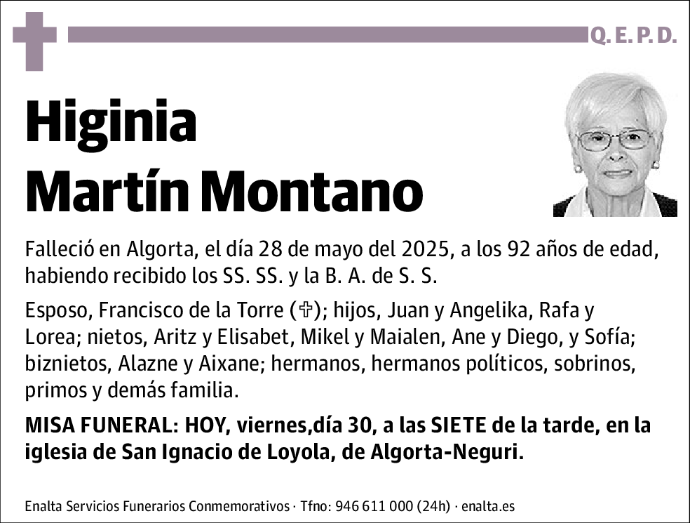Higinia Martín Montano