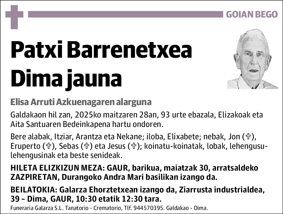 Patxi Barrenetxea Dima