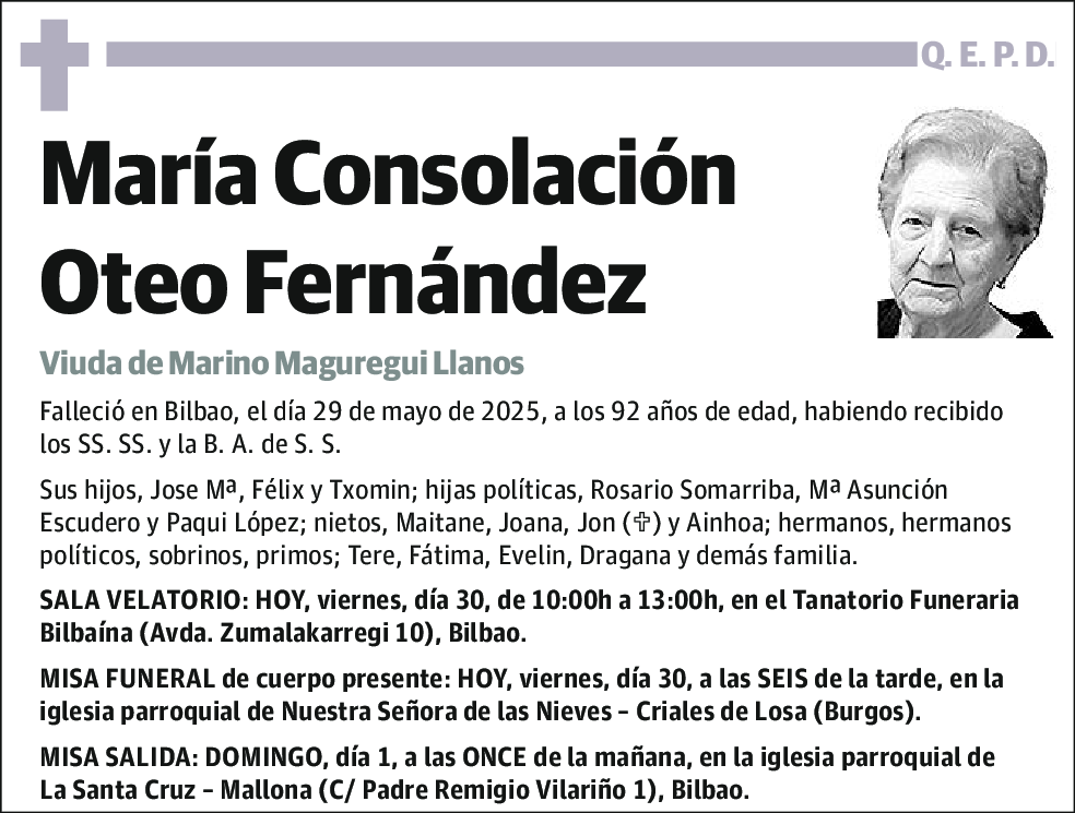 María Consolación Oteo Fernández