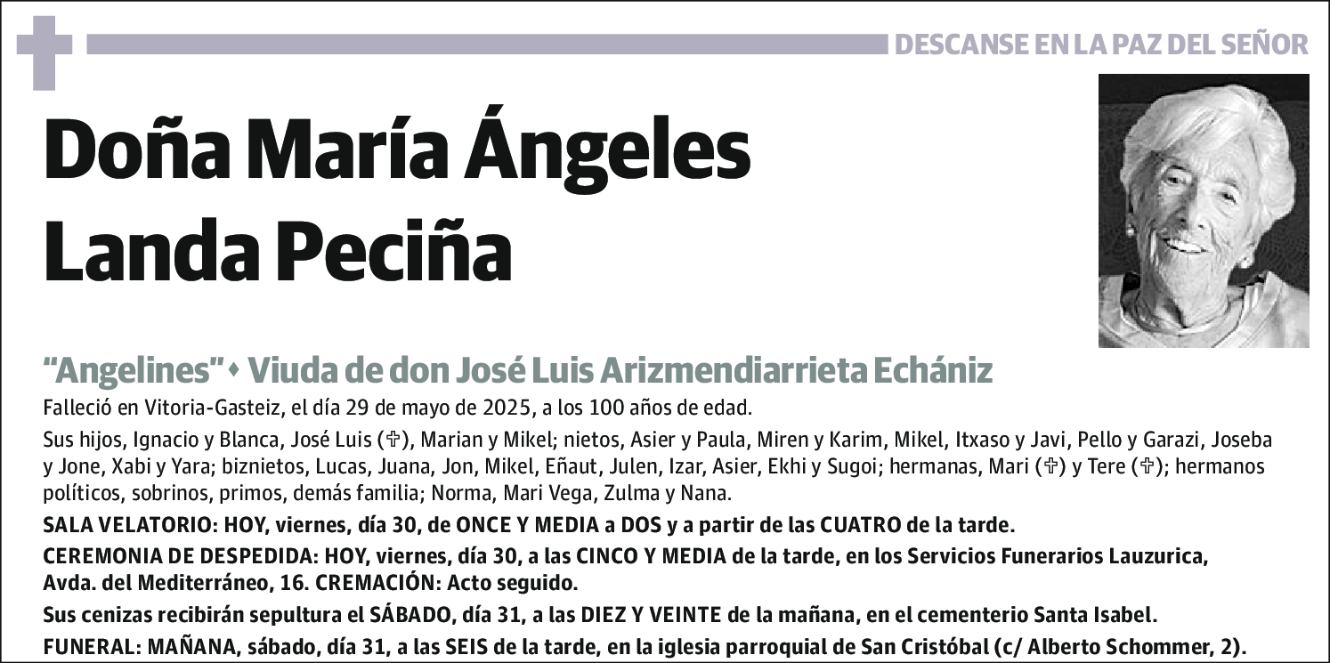 María Ángeles Landa Peciña