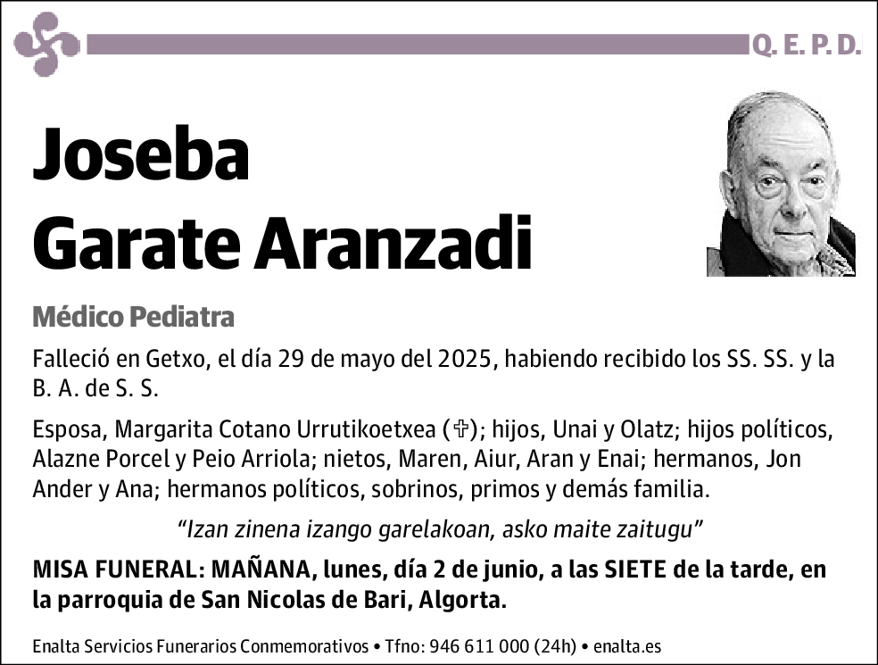 Joseba Garate Aranzadi