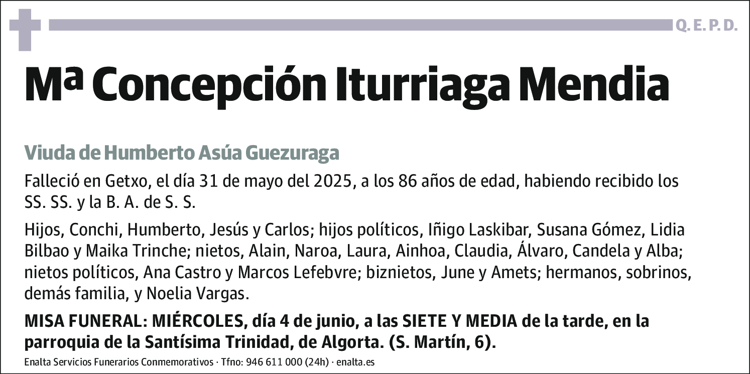 M. Concepción Iturriaga Mendia