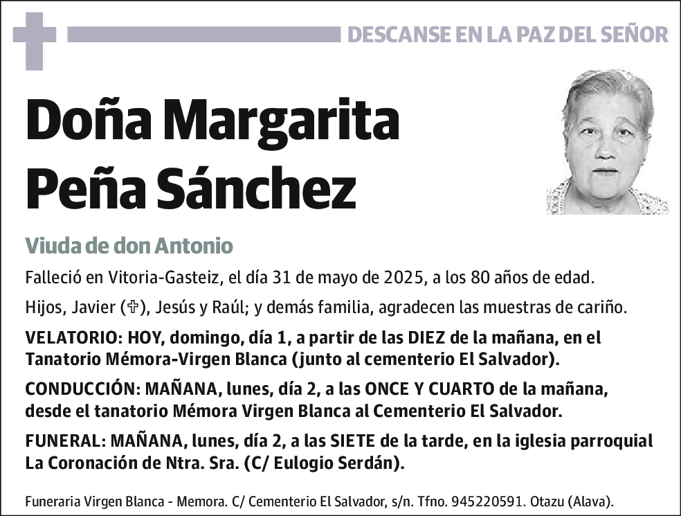 Margarita Peña Sánchez