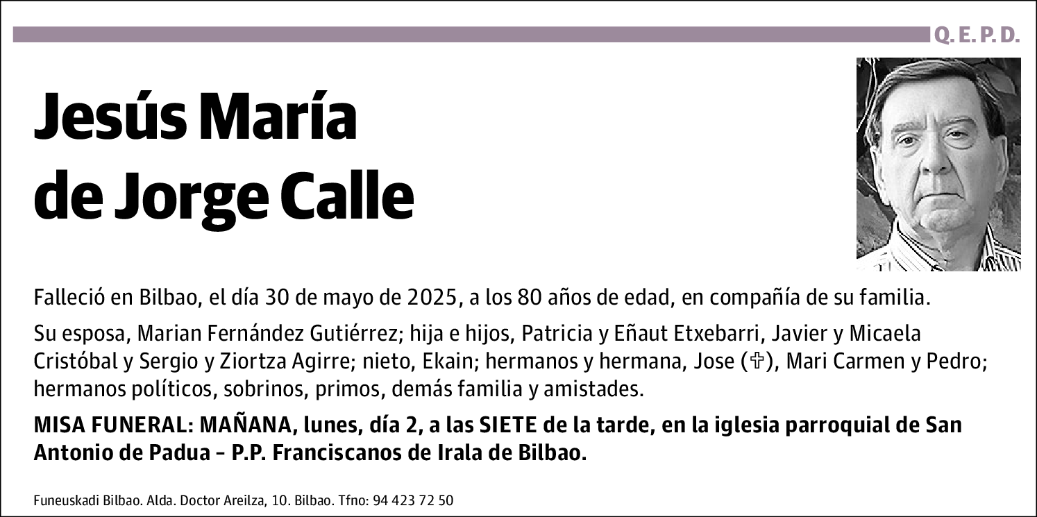 Jesús María de Jorge Calle