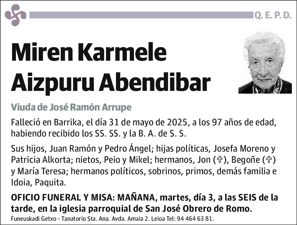 Miren Karmele Aizpuru Abendibar