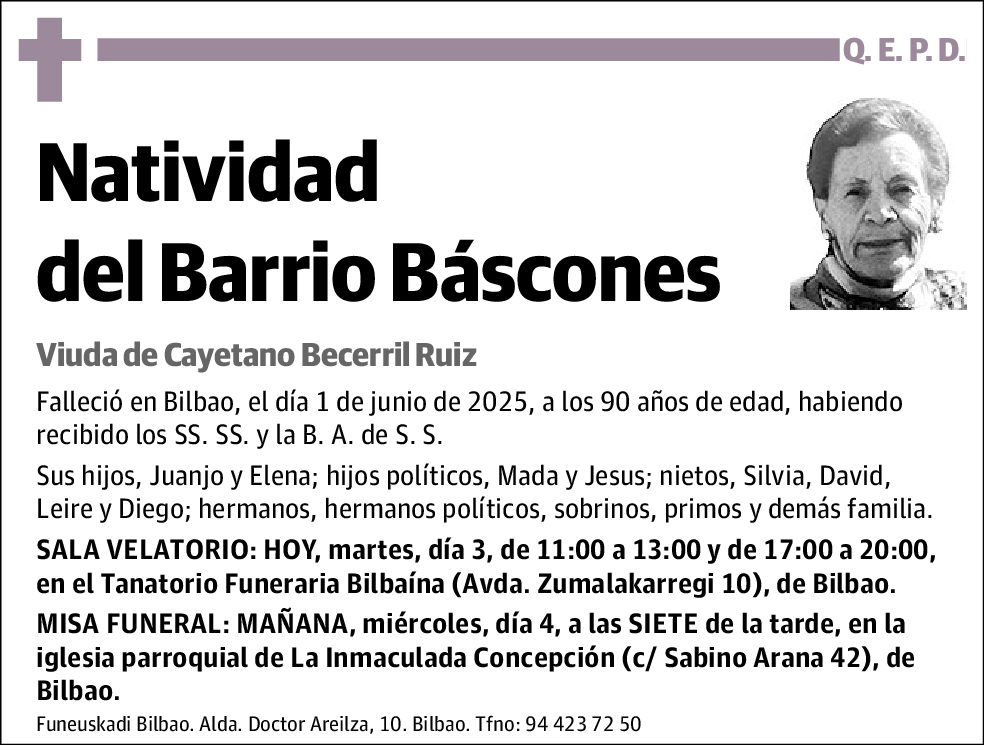 Natividad del Barrio Báscones