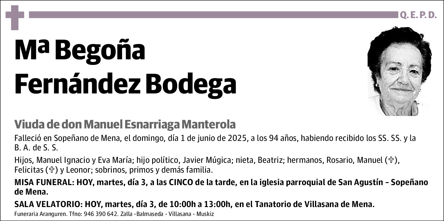 Mªbegoña Fernández Bodega
