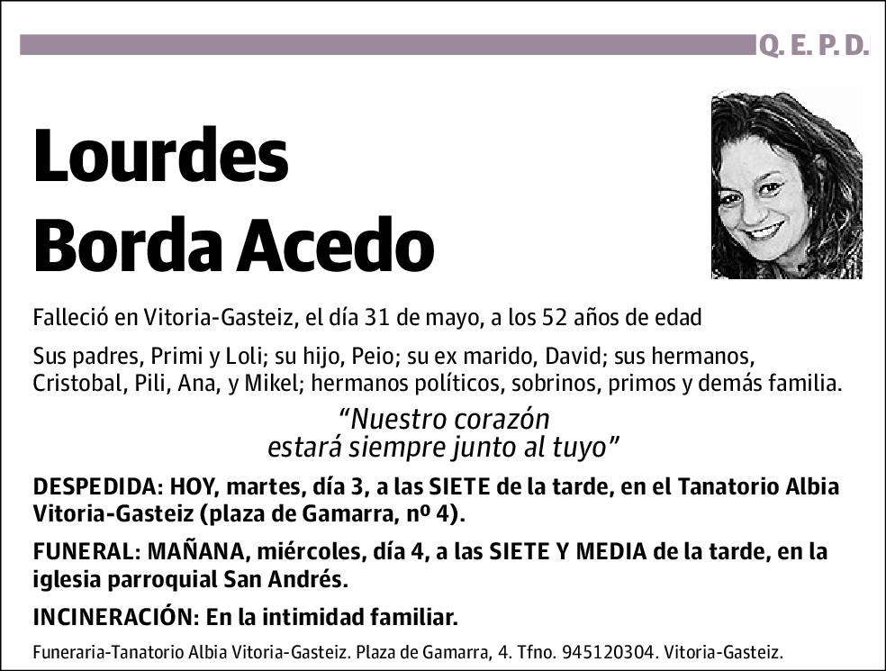 Lourdes Borda Acedo