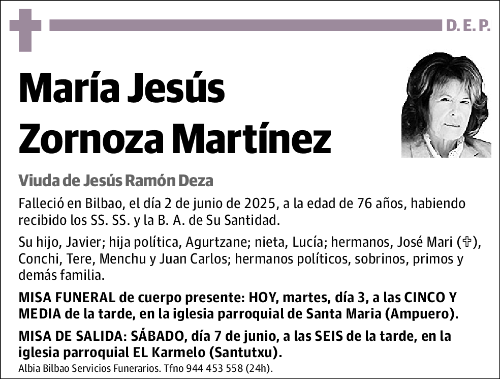 María Jesús Zornoza Martínez