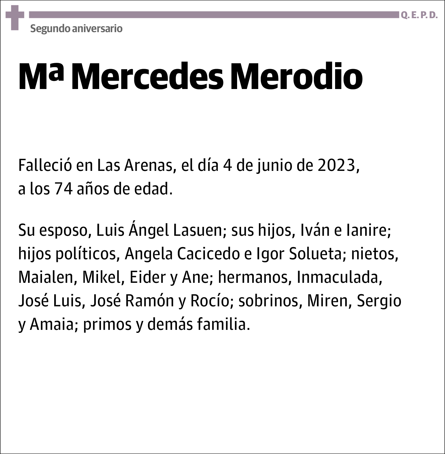 Maria Mercedes Merodio