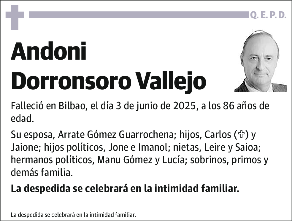 Andoni Dorronsoro Vallejo