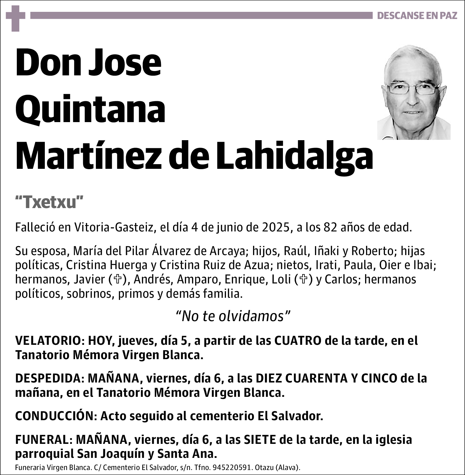 Jose Quintana Martínez de La Hidalga