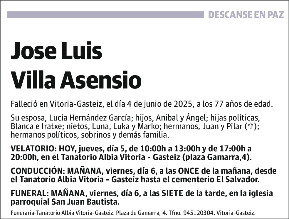 Jose Luis Villa Asensio