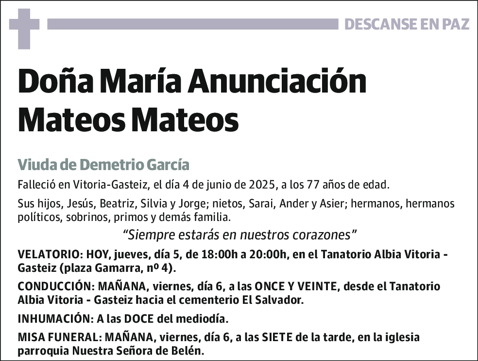 Marí Anunciación Mateos Mateos