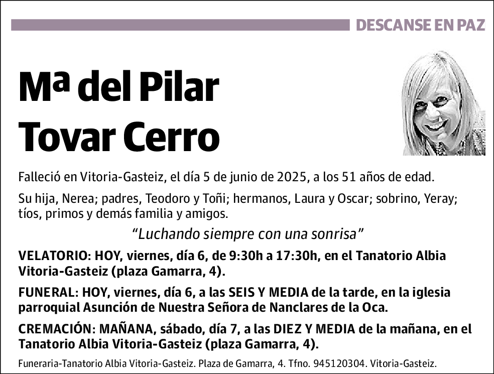 Mªdel Pilar Tovar Cerro