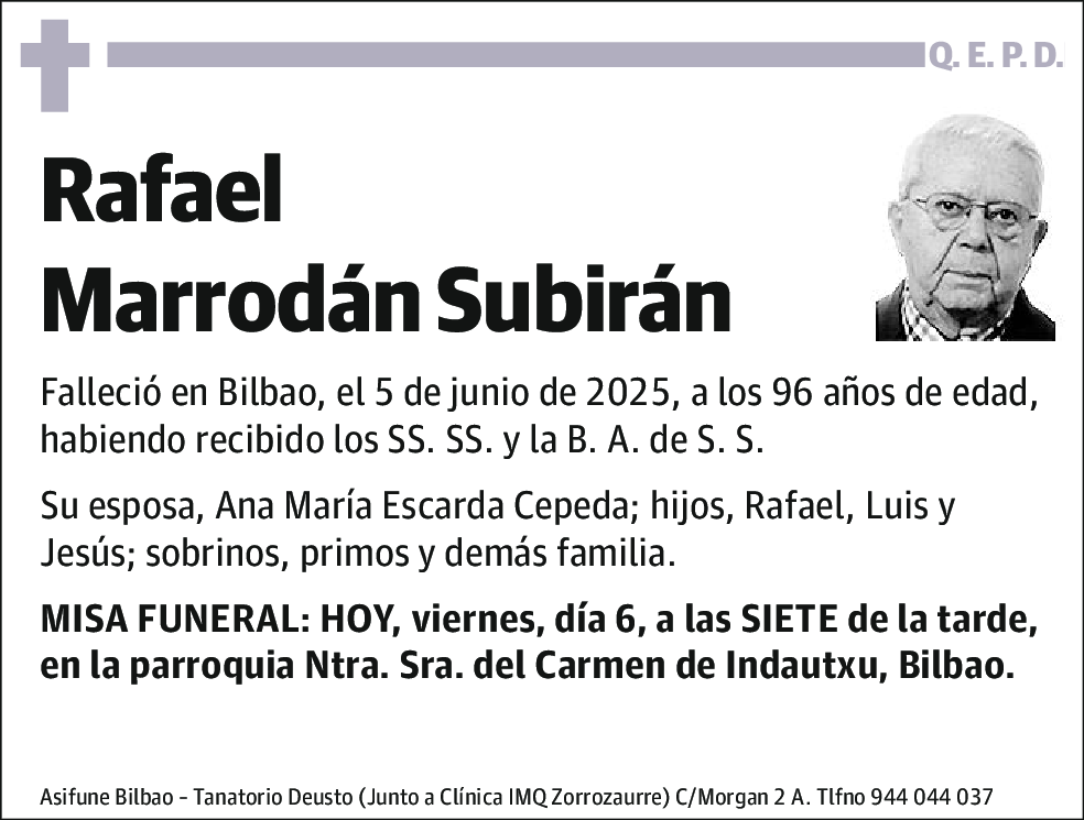Rafael Marrodán Subirán