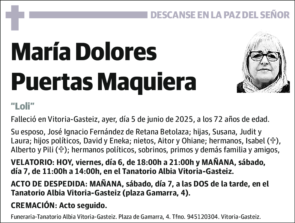 María Dolores Puertas Maquiera