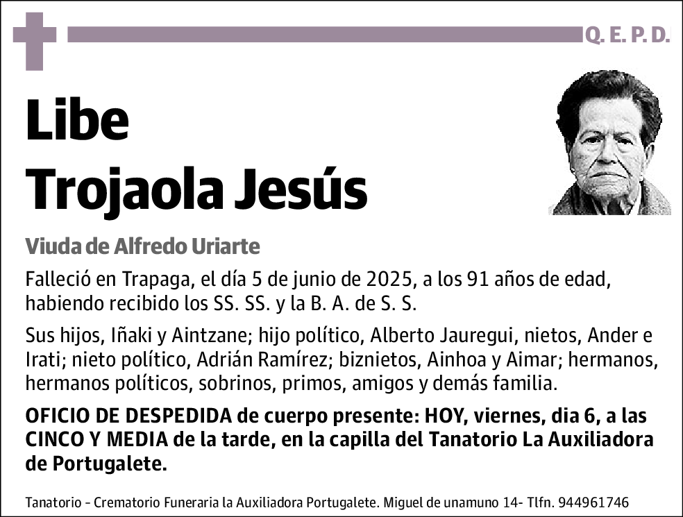 Libe Trojaola Jesús