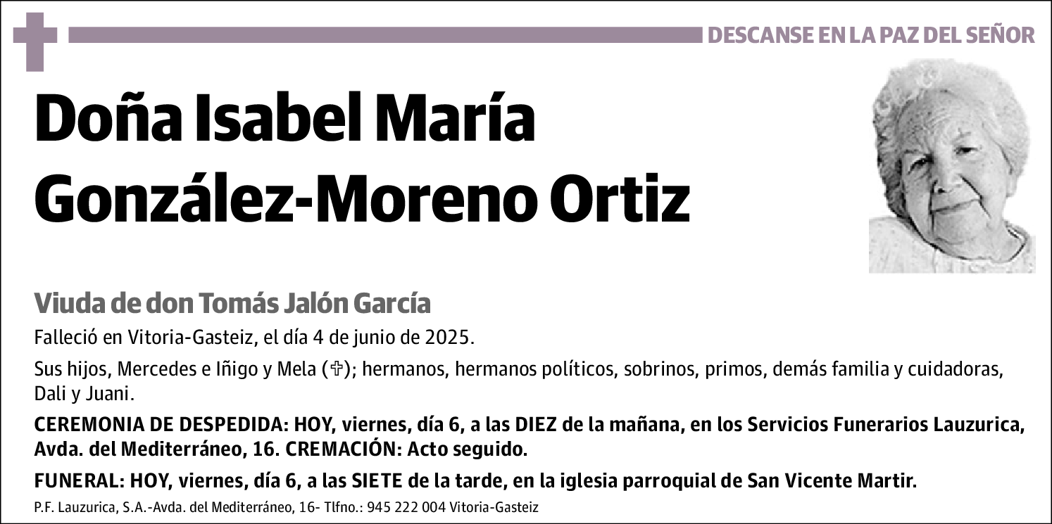 Isabel María González- Moreno Ortiz