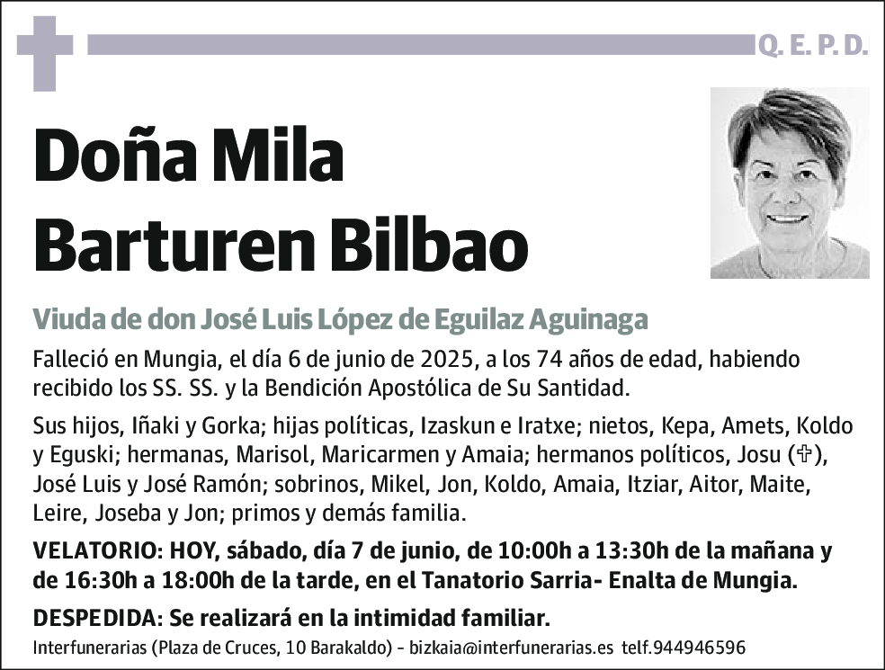 Mila Barturen Bilbao