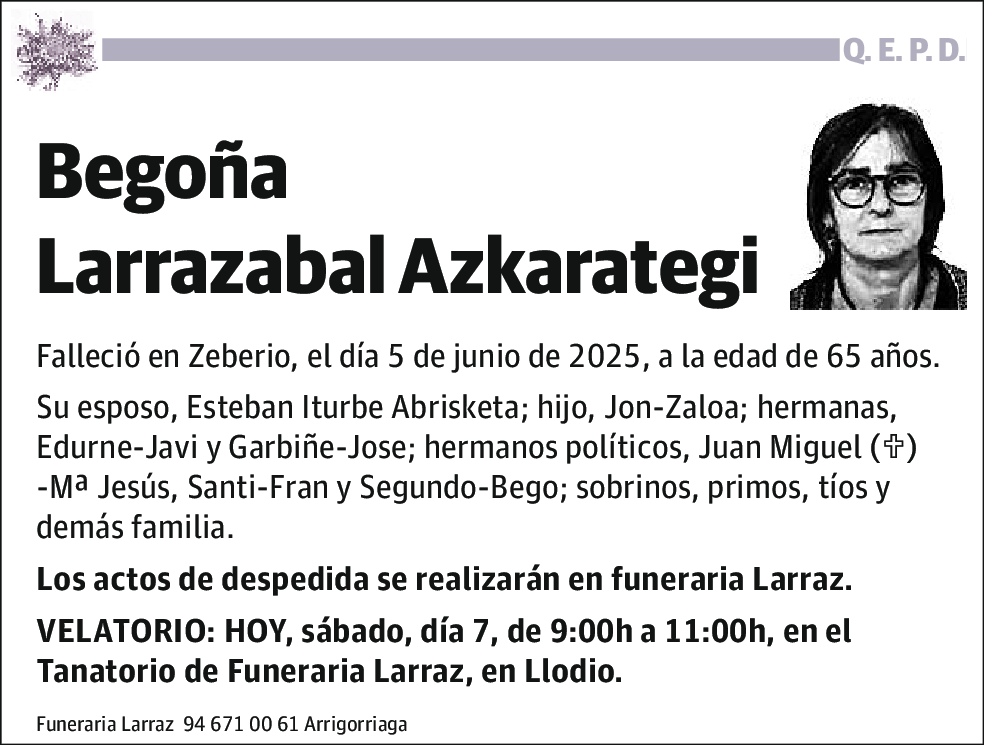 Begoña Larrazabal Azkarategi