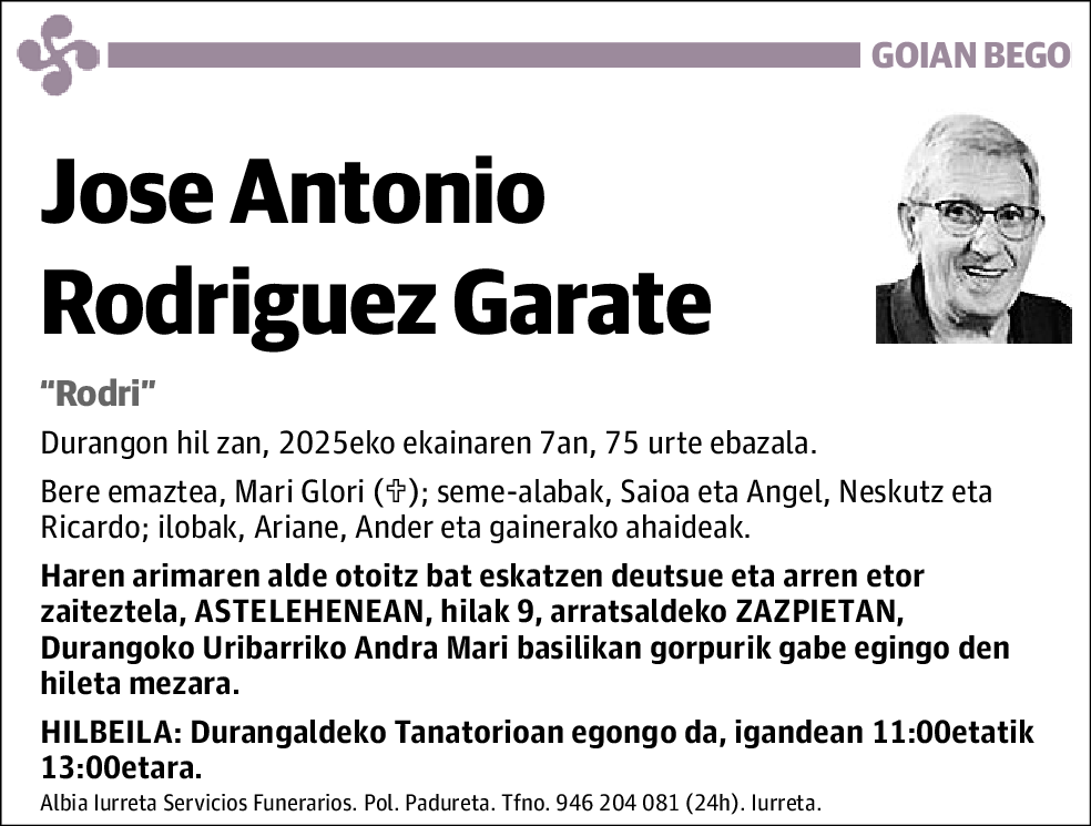 Jose Antonio Rodríguez Garate